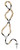 St. Benedict Stone Bead Corded Rosary P227R