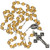 8mm Citrine Crystal Rosary with Pewter Crucifix, CR568