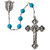 7mm Turquoise Faceted Bead Rosary, R1657