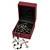 4mm Black Crystal Rosary, R1954