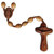 10mm Oval Pinewood Corded Rosary, R3459