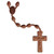 10mm Teardrop Light Jujube Wood Rosary, R3543