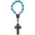 8mm Turquoise and Jujube Wood One Decade Rosary, R4118