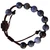 Adjustable Rosary Bracelet with 10mm Sodalite and Jujube Wood, RSC3
