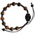 Adjustable Rosary Bracelet with 8mm Tiger Eye and Jujube Wood, RSC37