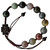 Adjustable Rosary Bracelet with 10mm Multicolor Onyx and Jujube Wood, RSC8