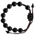 Adjustable Rosary Bracelet with 10mm Black Onyx and Jujube Wood, RSC9