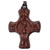 2" Wood Chi Rho Cross Necklace with Christian Symbols, SN03