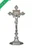 Standing St. Benedict Crucifix Pewter Style 17"/15.5" SR-77591-PE