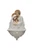 Holy Family Font in White/Hand Painted Features 9" SR-75428-WG