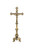 Standing Crucifix in Shiny Brass 16" 309-L