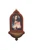 Sacred Heart of Jesus Wood Holy Water Font 5.5x10" AL-29-SHJ