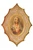 Immaculate Heart of Mary Florentine Plaque 7.5x10.5" L-299-44