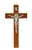 St. Benedict Brown Wood Crucifix