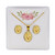 GOLD TONE CRY MIR EARR & PENDA