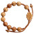 Rosary Bracelet Adjustable Olive Wood light 10mm