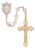 Blessed Mary Gold Plated Crystal Rosary