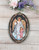 Guardian Angel and Child in Pink Icon Plaque