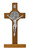 6" Walnut Standing St. Benedict Crucifix 80-90