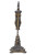 Standing Double Sided Crucifix Lightly Hand-Painted Cold Cast Bronze 12.5inch SR-77271