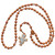 21" Franciscan 7 Decade Rosary with 8 mm Jujube Wood Beads, R3572