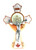 Holy Mass Confirmation Standing Crucifix JC-4243-L