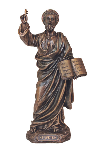 8" St. Peter Statue