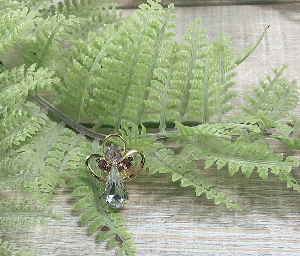 Alexandrite June Birthstone Angel Pin