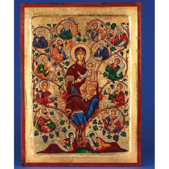 Mary Tree of Life (Genealogy of Mary)- Gold Leaf