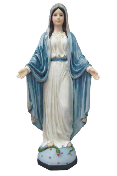 SR-75009-C Lady of Grace in Fully Hand-Painted Color