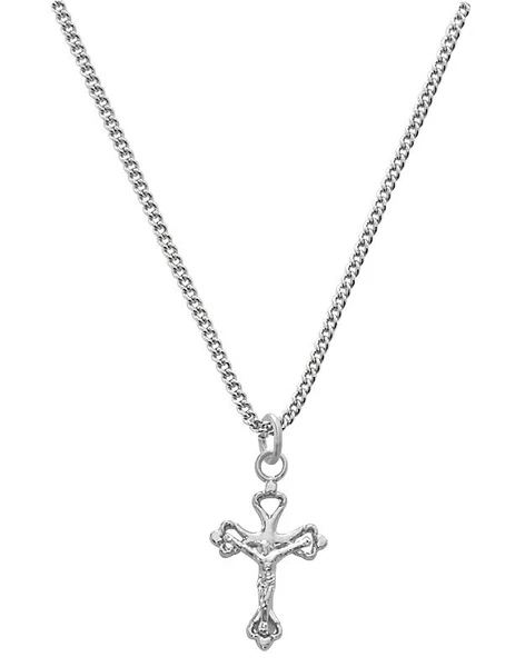 Sterling Silver Baby Crucifix on 13" Chain L8017B