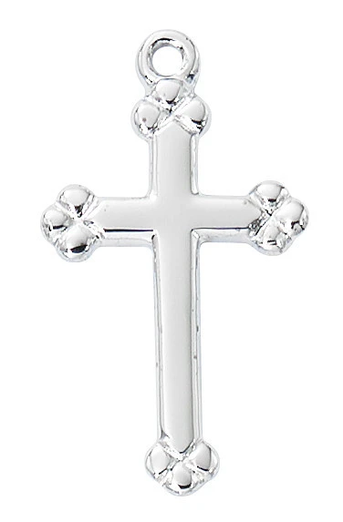 Sterling Silver Baby Cross on 13" Chain L9256BT