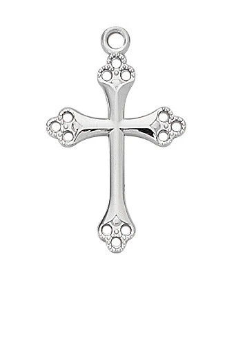 Sterling Silver Cross on 18" Chain L9148
