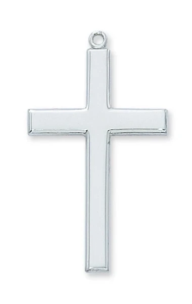 Sterling Silver Cross on 24" Chain L7025