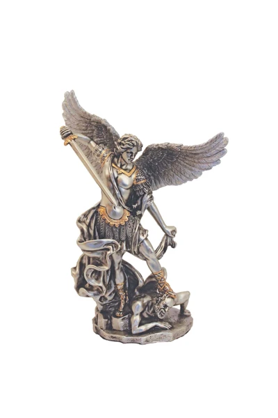 St. Michael Statue in Pewter Style Finish 6" SR-78130-PE