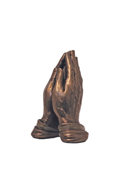 Praying Hands Statue in Cold Cast Bronze 3" SR-77724