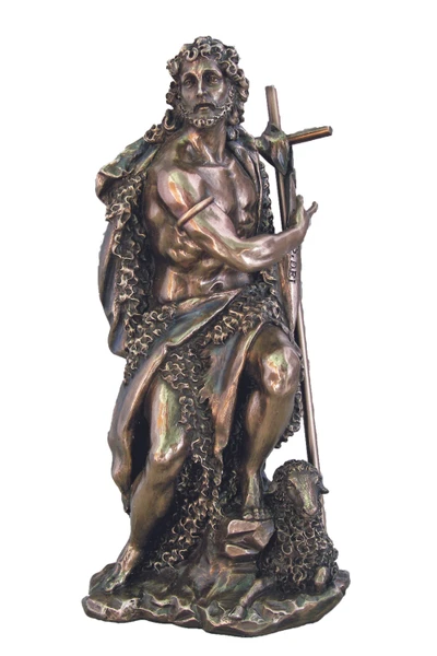 St. John the Baptist Statue in Cold Cast Bronze 9.5" SR-75250