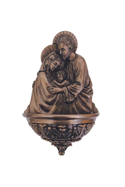 Holy Family Font in Cold Cast Bronze 9" SR-75428