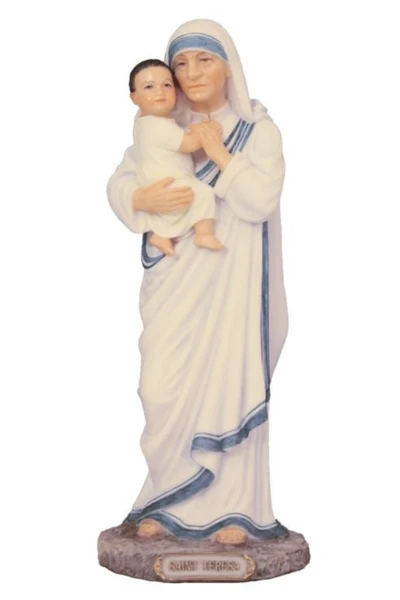 St. Teresa of Calcutta Statue in Color 8" SR-77143-C