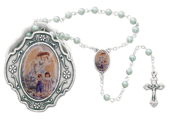 Baptism Rosary And Case 760-90