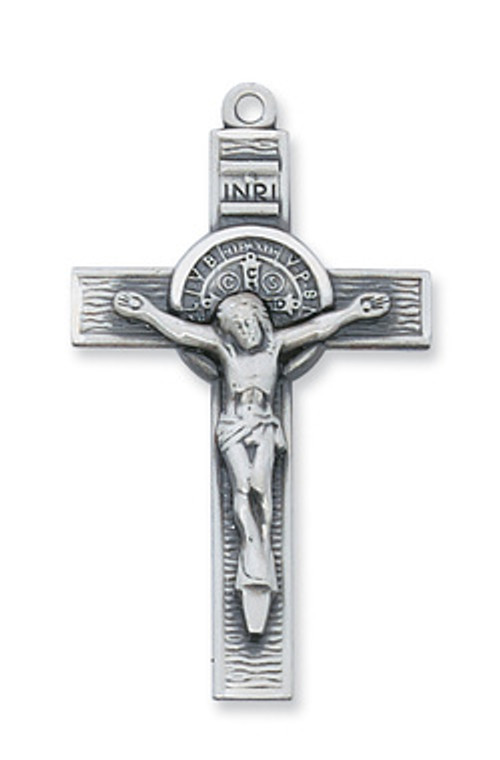 Sterling Silver St. Benedict Crucifix L9078