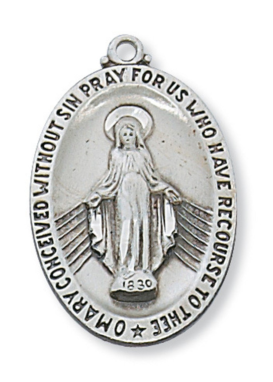 Sterling Silver Miraculous Medal L2525MI