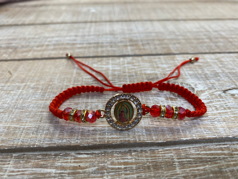 Our Lady of Guadalupe Corded Bracelet