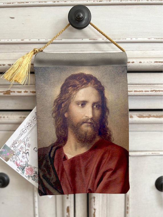 Velvet HD Print Blessings Pouch Jesus Christ