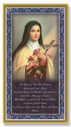 Saint Therese Little Flower Plaque E59-340
