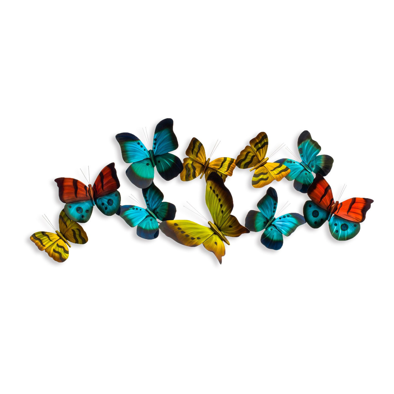 Mixed Flight Horizontal - Mm057S | CopperWallArt