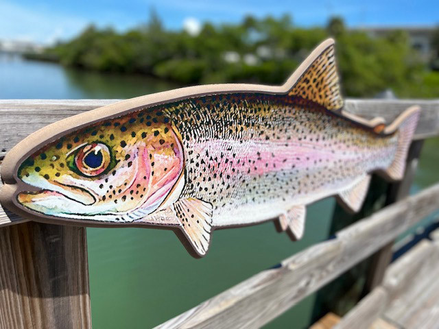 Rainbow Fish Wall Art CU34