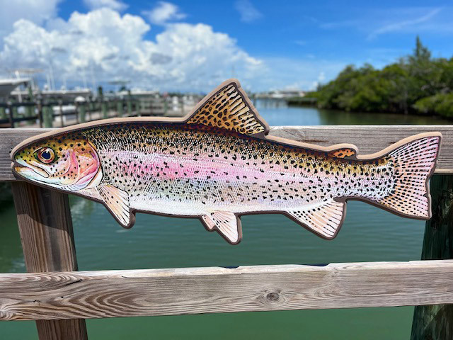 Rainbow Fish Wall Art CU34