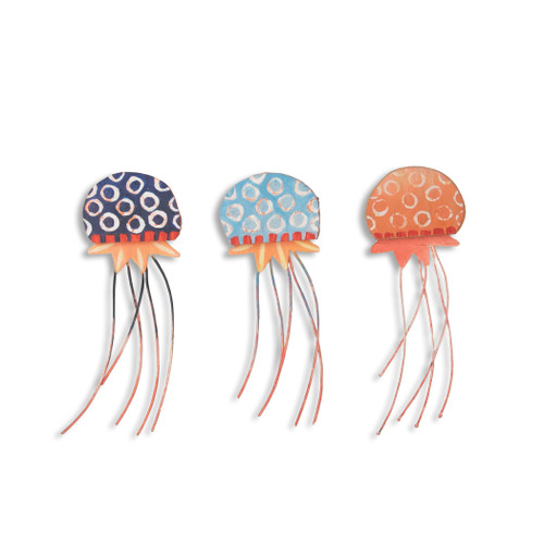 Jelly Fish Set of 3 Wall Art C485 Jelly Fish Set of 3 Wall Art C485