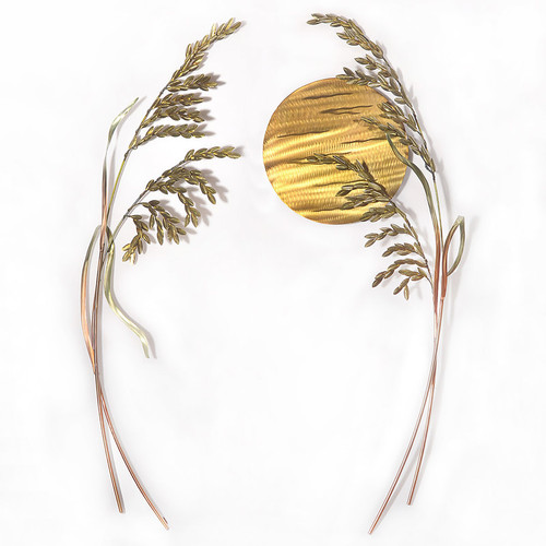 Seaoats Metal Wall Art Pair - MM143LR Seaoats Metal Wall Art Pair - MM143LR